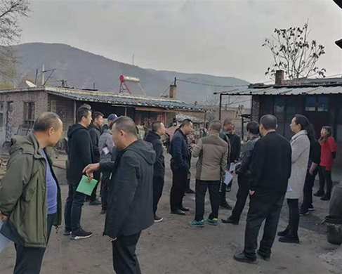 縣委、鎮(zhèn)府領導煤改電驗收工程